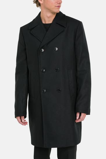 CINQUE Wollmix-Mantel 'Civalid' schwarz