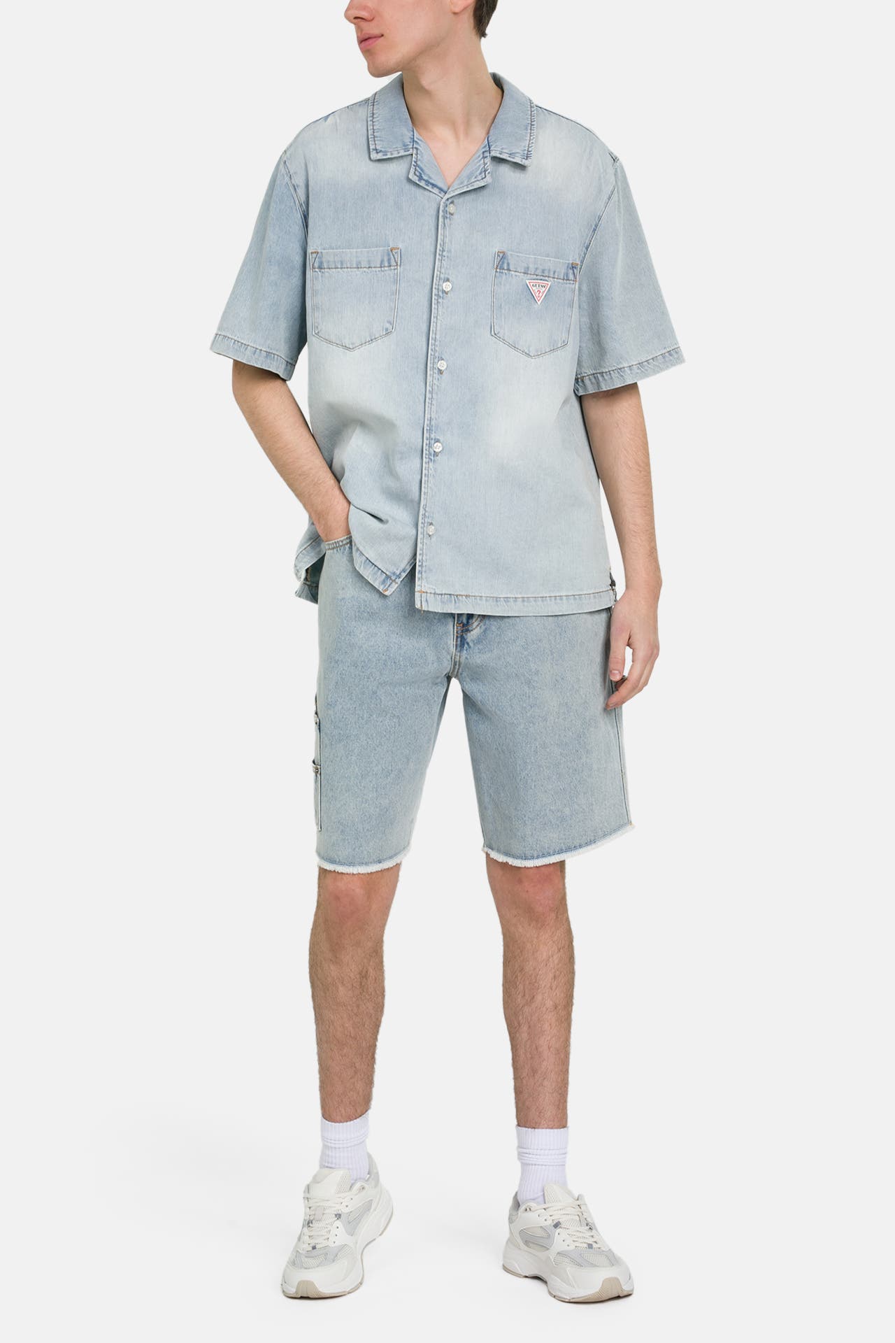 GUESS Kurzarmhemd Loose Fit, Bild 1