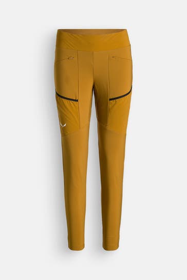 SALEWA Outdoorhose 'Puez Warm' ocker