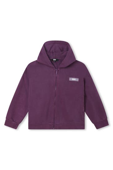 DKNY Sweatjacke aubergine