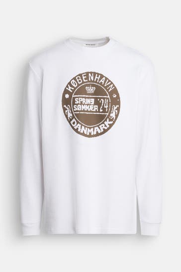 WOOD WOOD Sweatshirt weiß