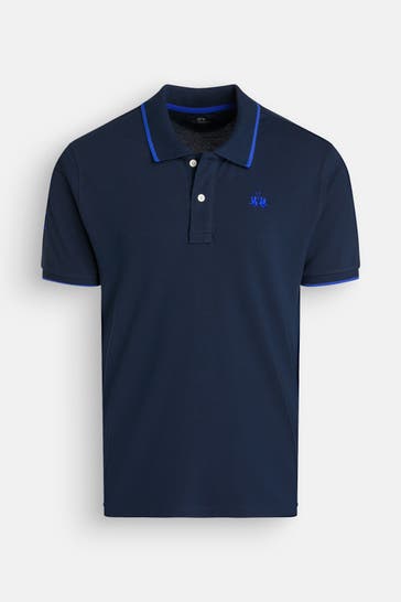 LA MARTINA Polo-Shirt dunkelblau