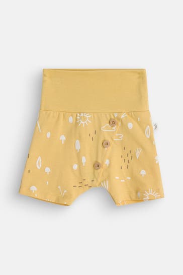 SANETTA Shorts dunkelgelb gemustert