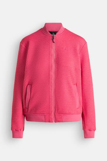 SCHÖFFEL Sweatjacke 'Genua' dunkelrosa