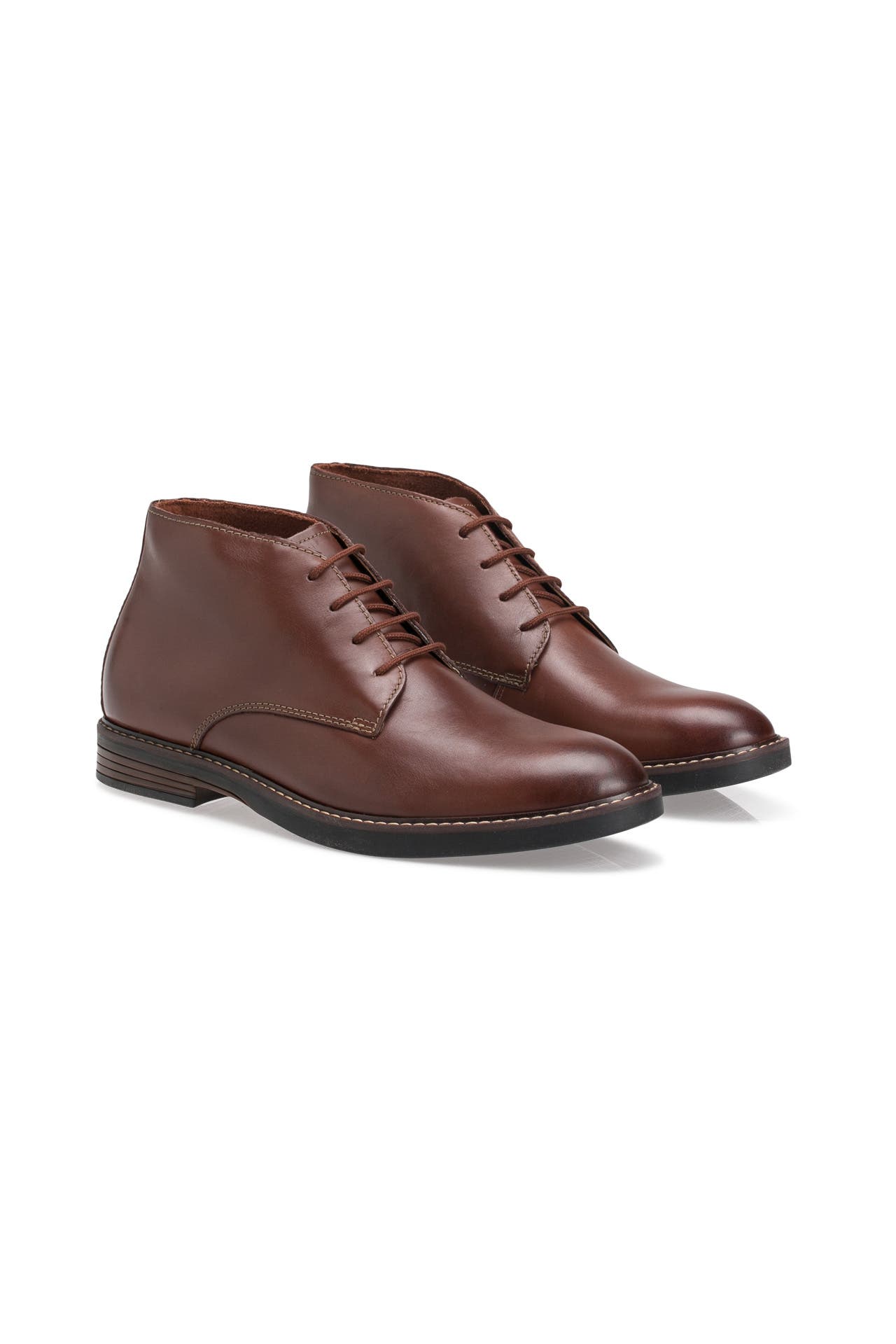 Lederschn rer Paulson Mid rotbraun CLARKS g nstig online