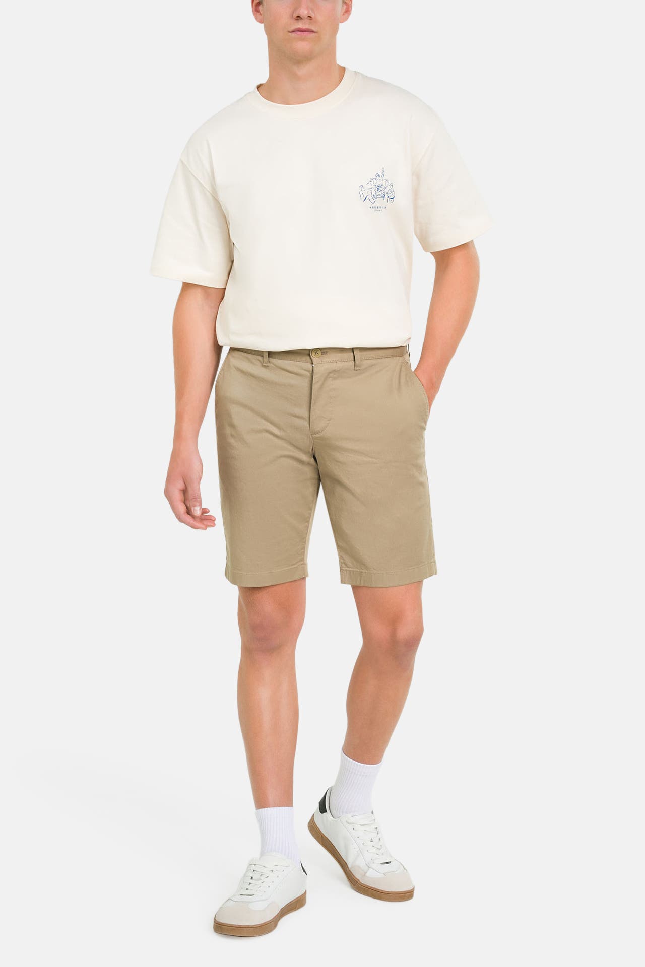 LACOSTE Chino-Shorts beige, Bild 1