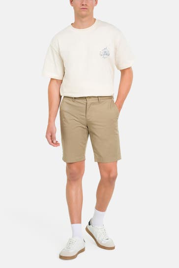 LACOSTE Chino-Shorts beige