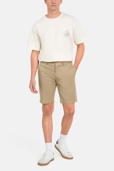 LACOSTE - Chino-Shorts beige