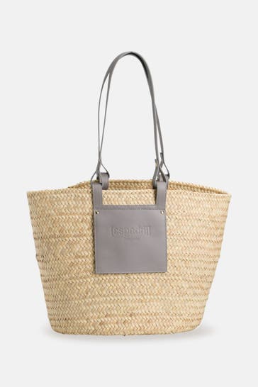 ESPADRIJ L'ORIGINALE Shopper 'Palmbasket Luxe' creme