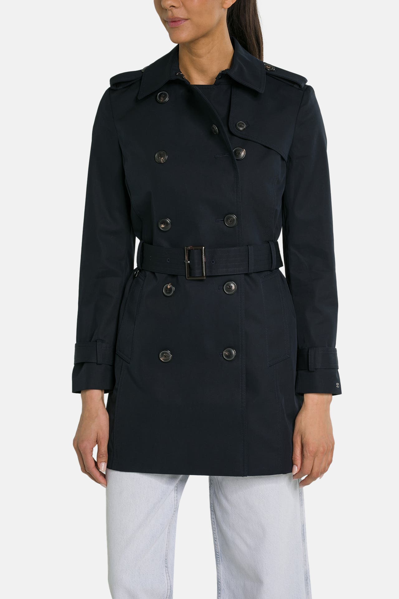 TOMMY HILFIGER Trenchcoat navy, Bild 1
