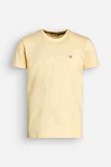 GANT T-Shirt hellgelb