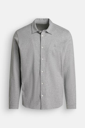 MARC O'POLO DENIM Casual-Hemd hellgrau
