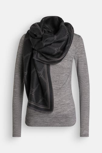 HUGO Schal gemustert