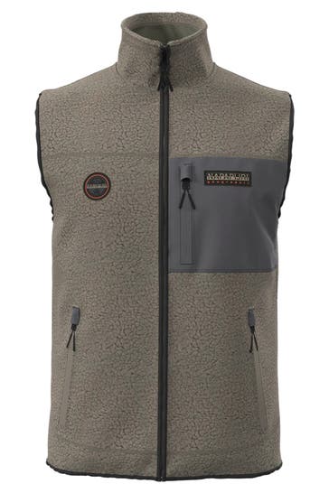 NAPAPIJRI Brown fleece vest