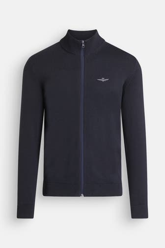 AERONAUTICA MILITARE Strickjacke nachtblau