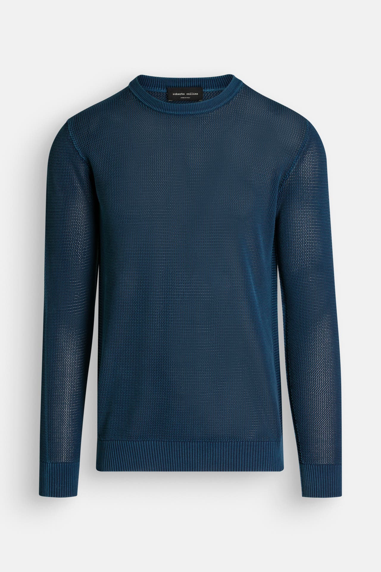 ROBERTO COLLINA Strickpullover dunkelblau, Bild 1