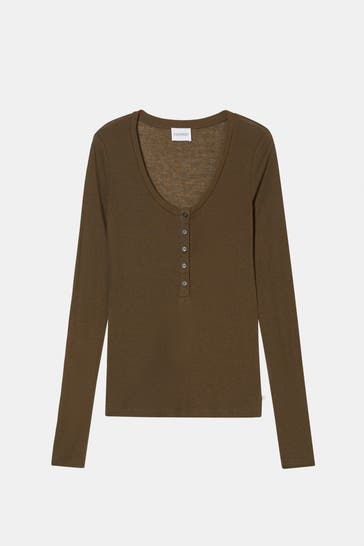 CLOSED Longsleeve khaki