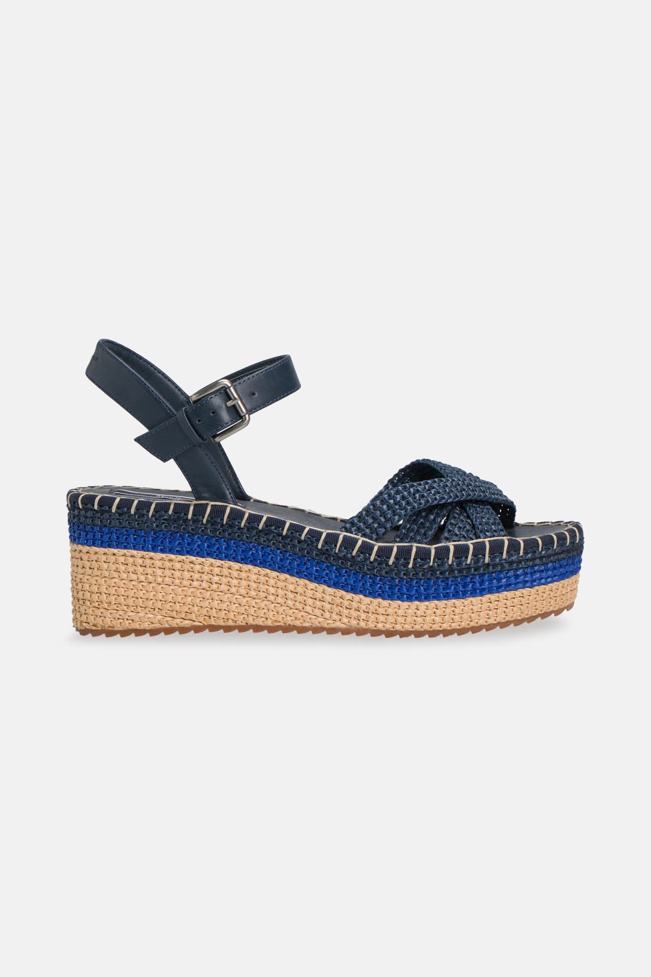 PEPE JEANS Wedges 'Witney' navy, Bild 1