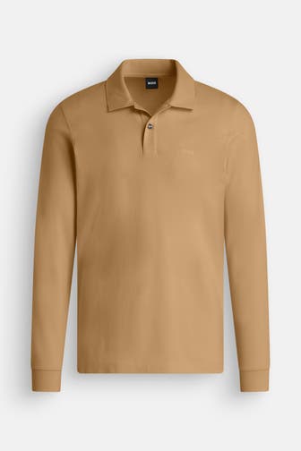 BOSS Polo-Shirt 'Paderna' camel