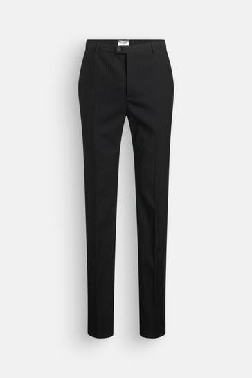 SAINT LAURENT Wollhose 'Pantalon' schwarz