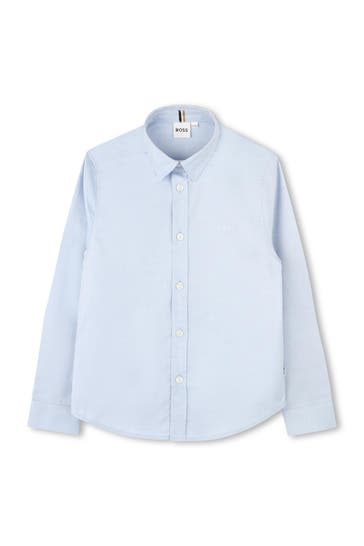 BOSS Hemd hellblau Regular Fit