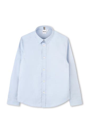 BOSS Hemd hellblau Regular Fit
