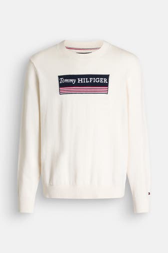 TOMMY HILFIGER Strickpullover ecru