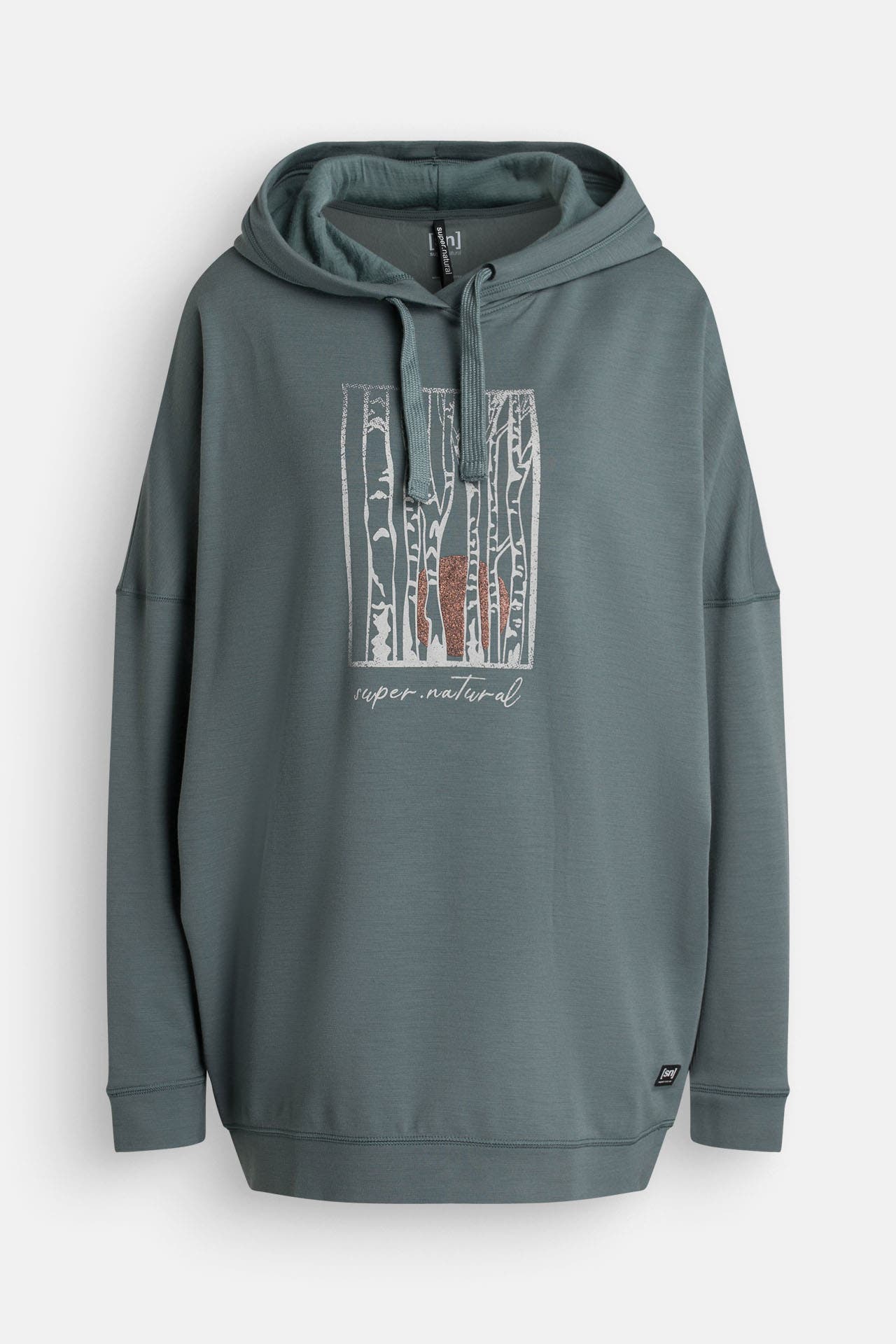 SUPER.NATURAL Hoodie smaragdgrün, Bild 1