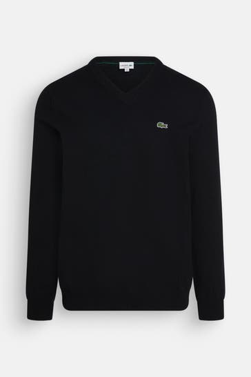 LACOSTE Strickpullover schwarz