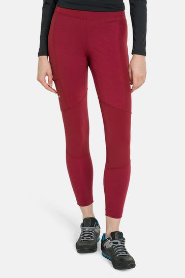 SALEWA Tights 'Lavaredo' dunkelrot