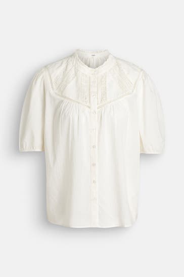 BA&SH Blusenshirt 'Nella' ecru