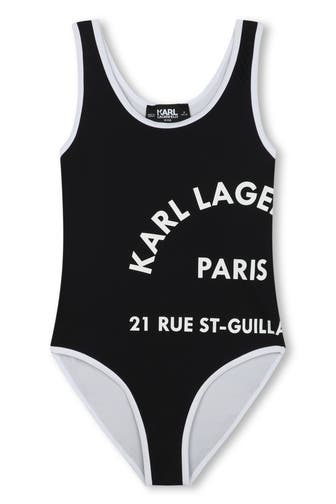 KARL LAGERFELD Badeanzug zweifarbig