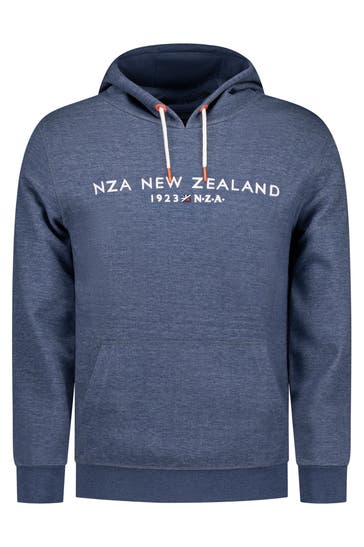 NEW ZEALAND AUCKLAND Hoodie rauchblau meliert