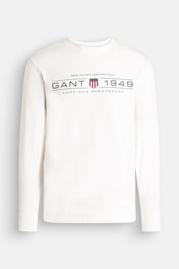 GANT Sweatshirt weiß
