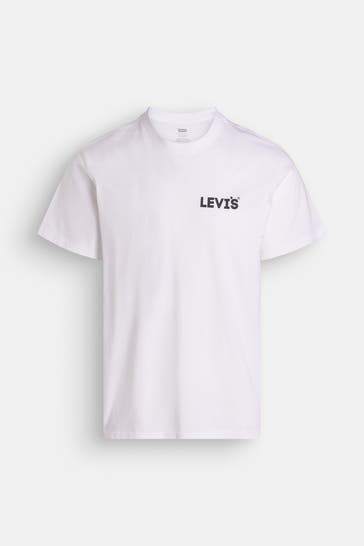 LEVI'S® T-Shirt 'Headline' weiß