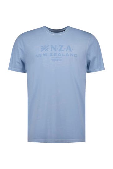 NEW ZEALAND AUCKLAND T-Shirt taubenblau