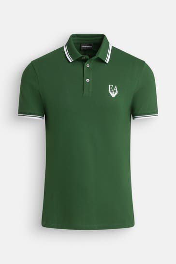 EMPORIO ARMANI Polo-Shirt dunkelgrün