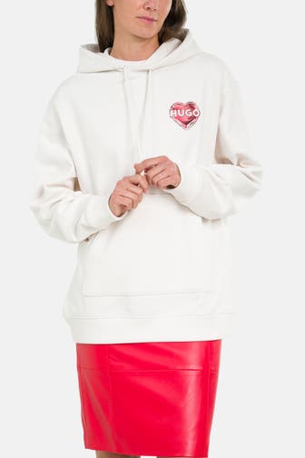 HUGO Hoodie 'Dejandra' weiß