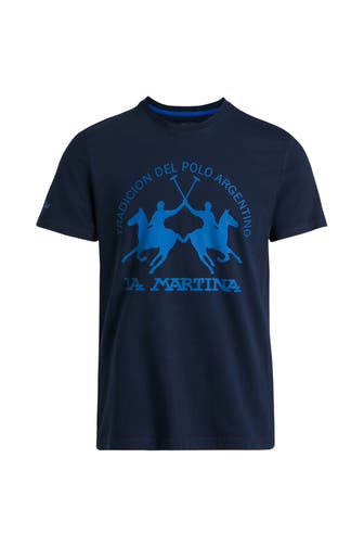 LA MARTINA T-Shirt dunkelblau