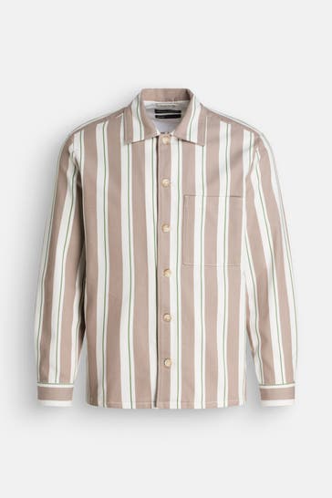 MARC O'POLO Overshirt gestreift