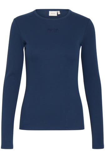 GESTUZ Strickshirt 'Dres' dunkelblau