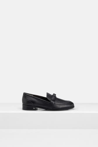 STUART WEITZMAN Slipper 'Emma Bow' schwarz