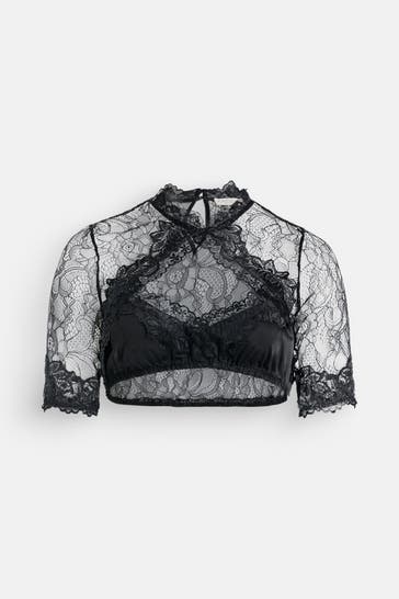 KRÜGER Dirndlbluse 'Pippa' schwarz