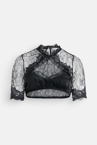 KRÜGER Dirndlbluse 'Pippa' schwarz