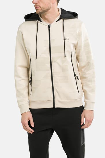 BOSS GREEN Sweatjacke 'Samoo ' mehrfarbig