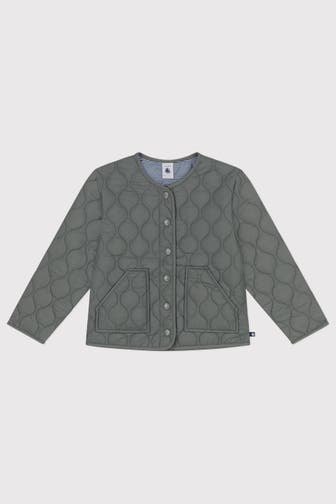 PETIT BATEAU Light-Steppjacke graugrün