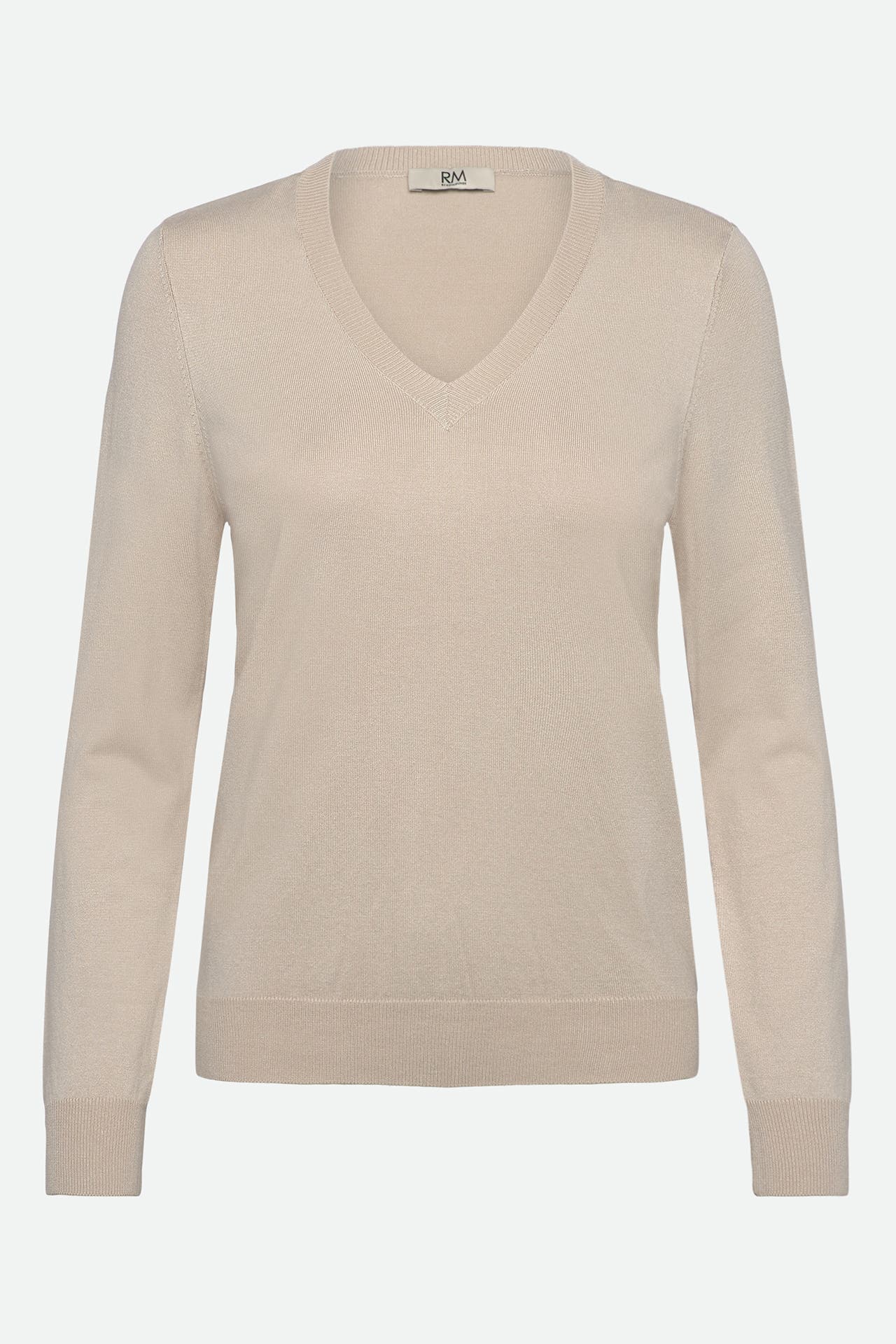 RM BY ROSEMUNDE Strickpullover 'Sandra' greige, Bild 1