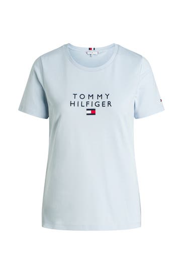 TOMMY HILFIGER T-Shirt hellblau
