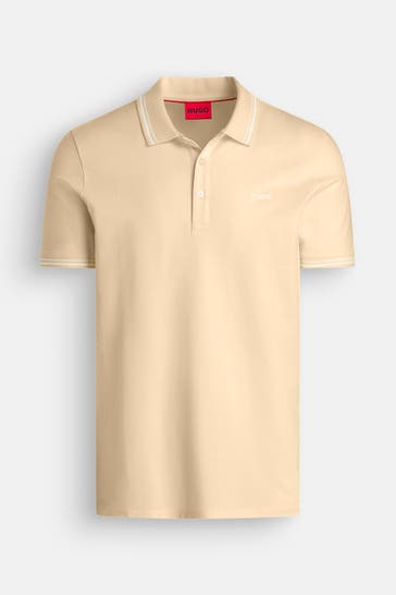 HUGO Polo-Shirt beige