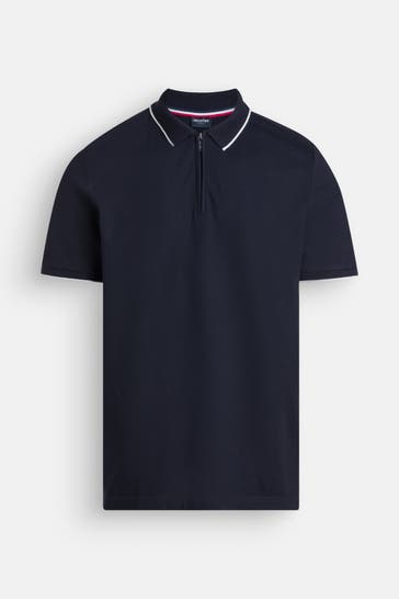 HECHTER Paris Polo-Shirt schwarzblau